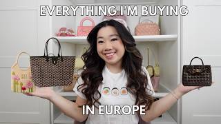 MY 2026 EUROPEAN SHOPPING WISHLIST...