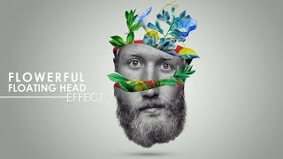 Flowerful Head Effect - Photoshop Tutorial