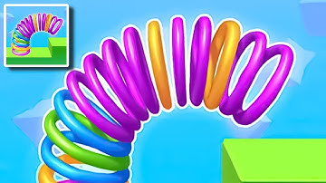 Slinky Run ​​- All Levels Gameplay Android,ios (Levels 1-15) #1 - Android iOS Gameplay Channel