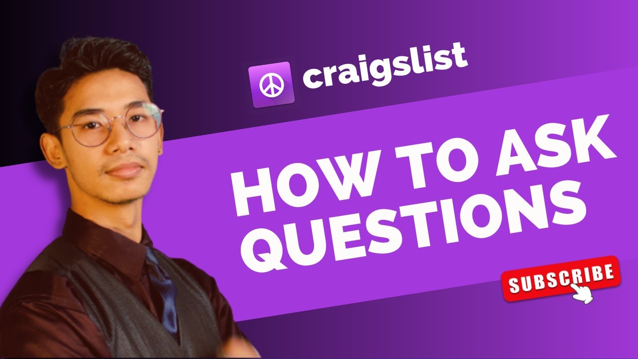 How to Ask Questions on Craigslist ! YouTube
