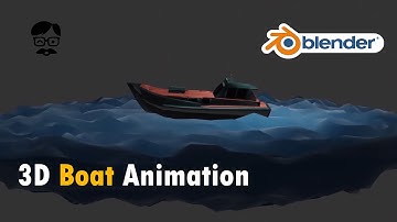 Boat animation using blender
