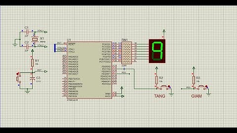 14 | ĐIỀU KHIỂN LED 7SEG SỬ DỤNG NÚT NHẤN ATMEGA16 | #ATMEGA16 #7SEGMENT #BUTTON #AVR