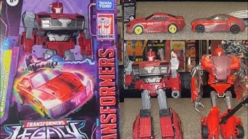 Transformers legacy deluxe Knockout review. Prime universe cartoon collection comparison