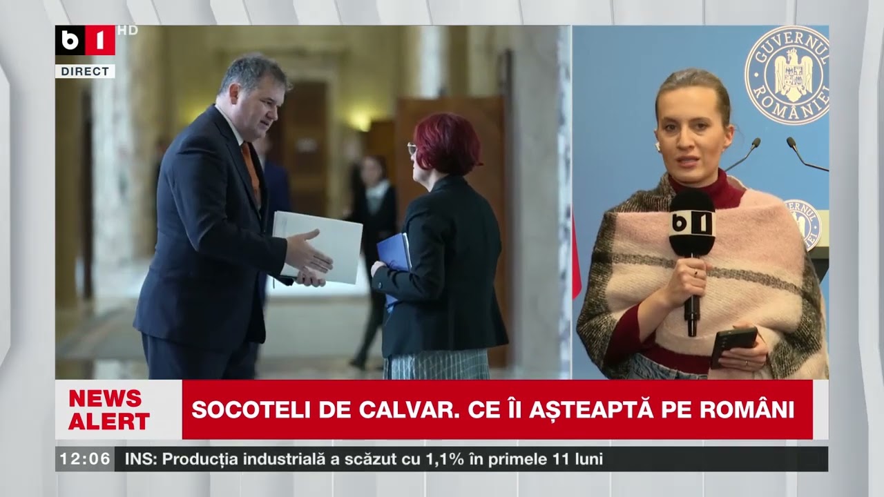 TALK B1 CU GABRIELA MIHAI. ANRE CHEAMĂ GUVERNUL ÎN INSTANȚĂ PE TĂIERI. P1