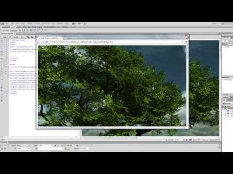Dreamweaver Tutorial : Creating a full Screen responsive background Image using css 2/ css3