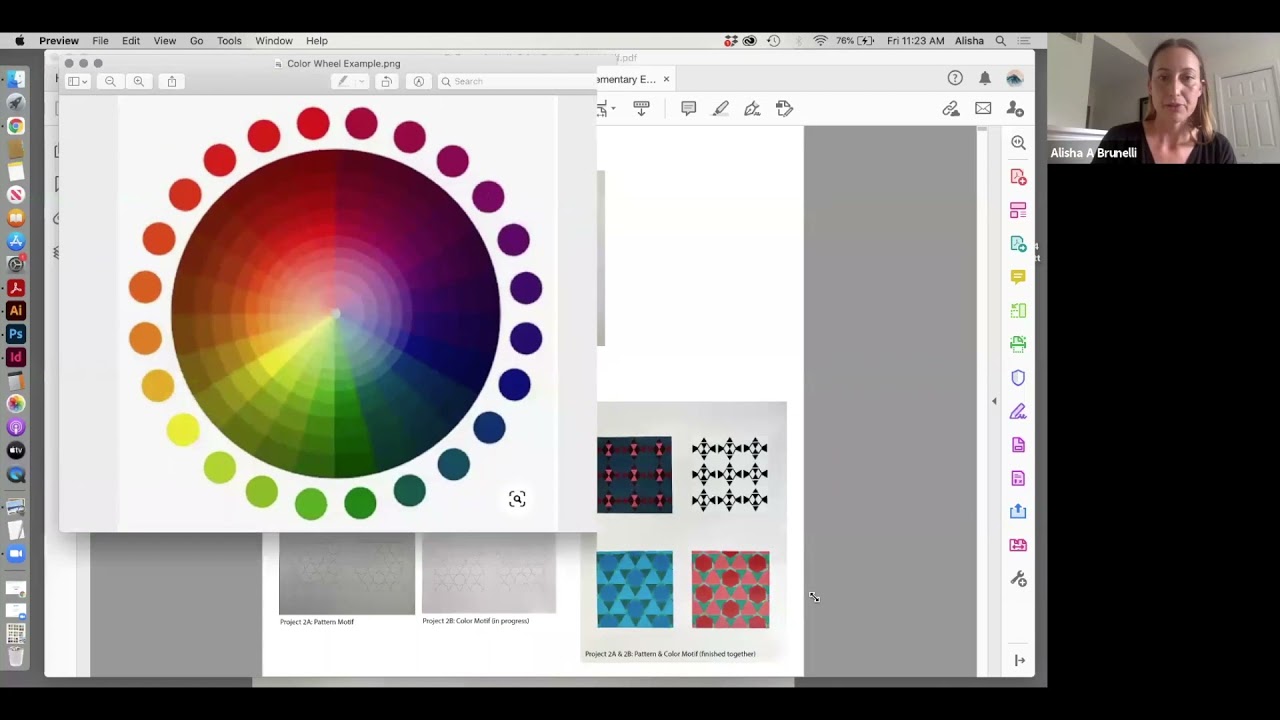 Foundational 2D Graphic Design projects with Alisha Brunelli