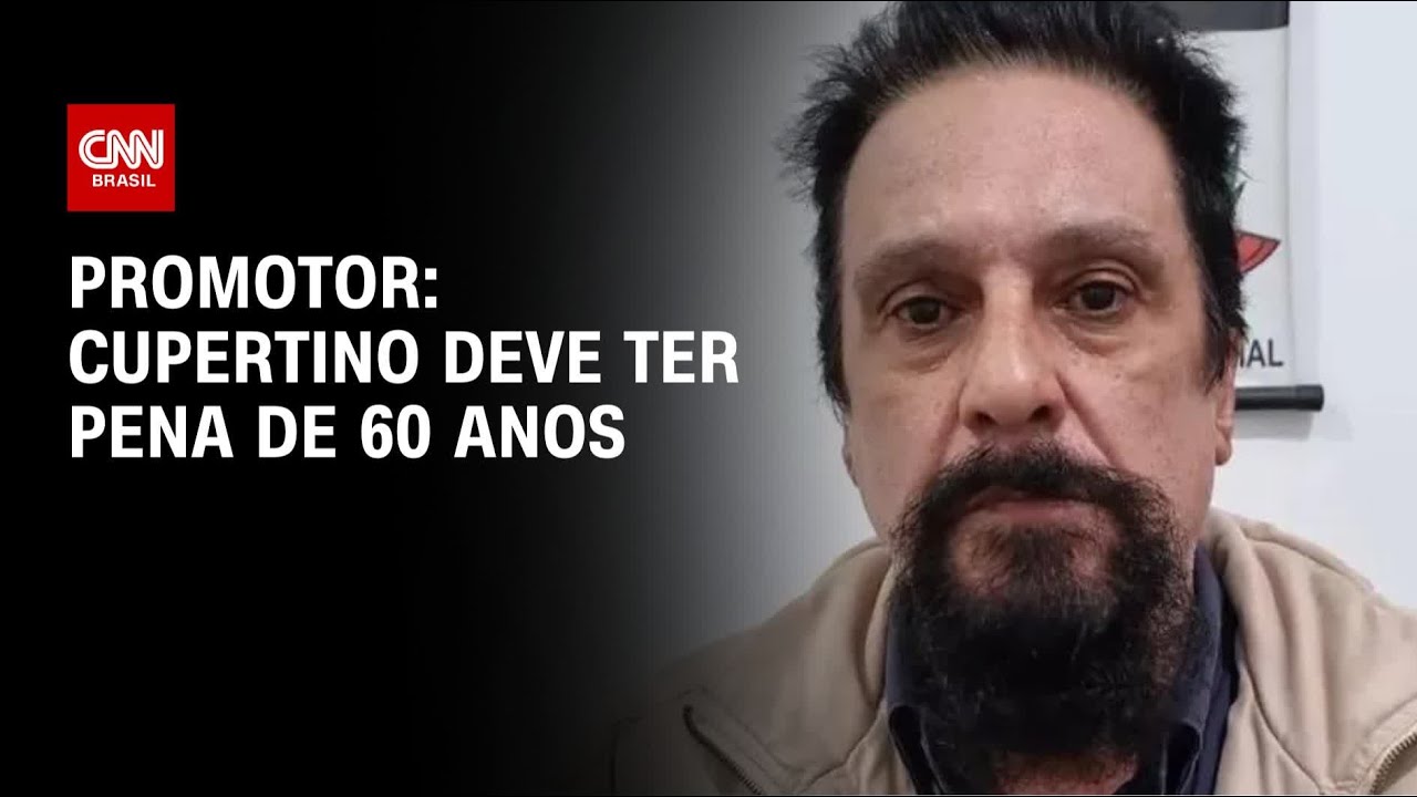 Caso Cupertino: Expectativa é que pena seja de 60 anos, diz promotor | LIVE CNN