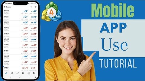 How To Use MetaTrader 4 Mobile App (Tutorial For Beginners - Android & iPhone)