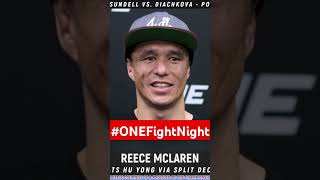 Reece McLaren on Beating Hu Yong | ONE Fight Night 22