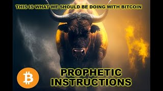 This is what we should be doing with Bitcoin. Wealth Transfer Prophetic Instructions.