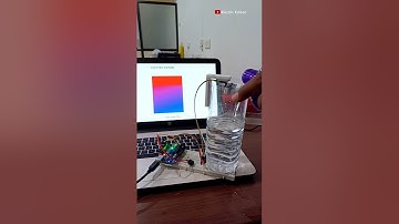 Water Level Indicator using Ultrasonic Sensor & Arduino🔥🔥#shorts #stem #diy #arduino #electricedison