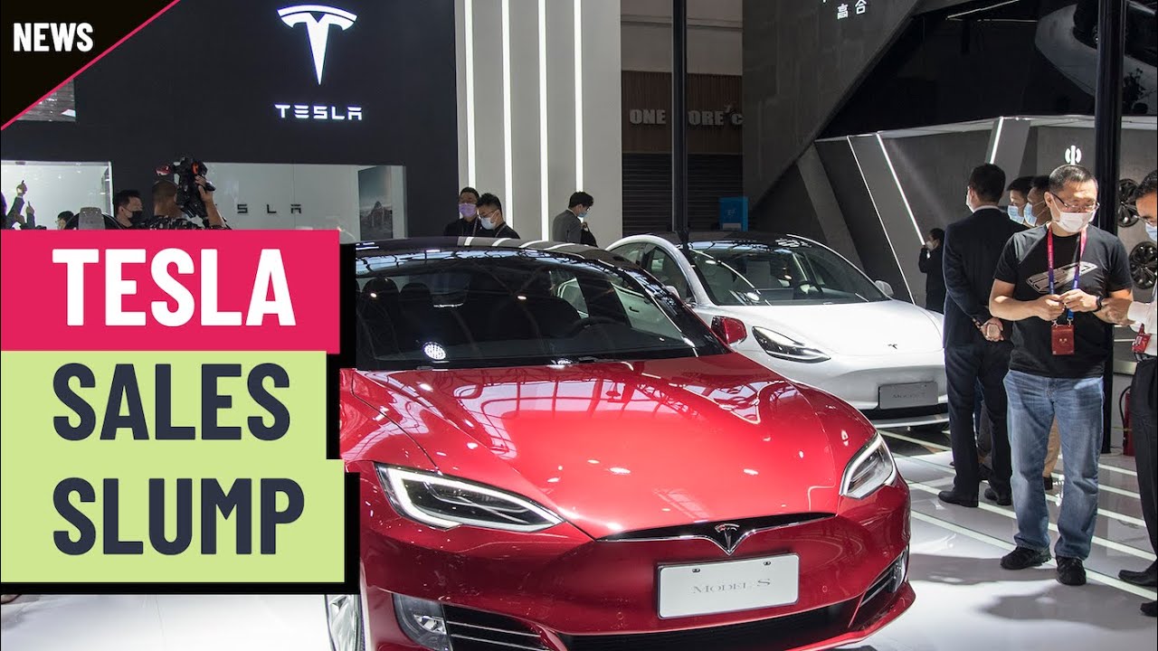 Tesla stock plunges as company deliveries drop