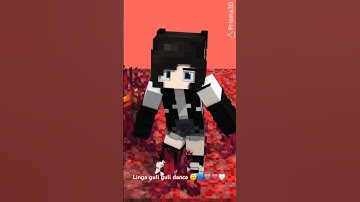 Linga guli guli dance | Minecraft Prisma 3d | 🙃💙🩶❤️🤍 #short