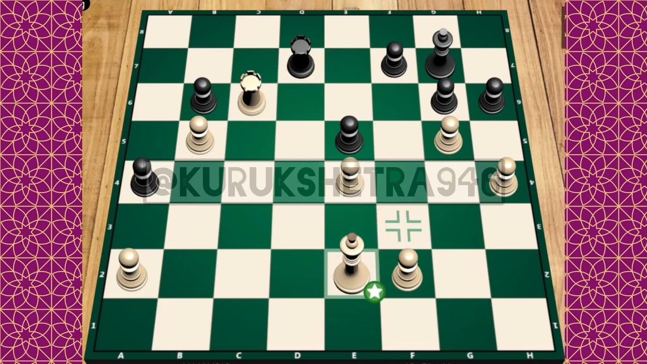 how to draw a losing game in chess!! draw in satelment !! 