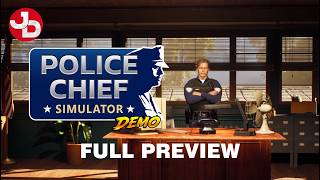 THIS GAME IS ABSOLUTELY AWESOME! Police Chief Simulator Demo | FULL PREVIEW