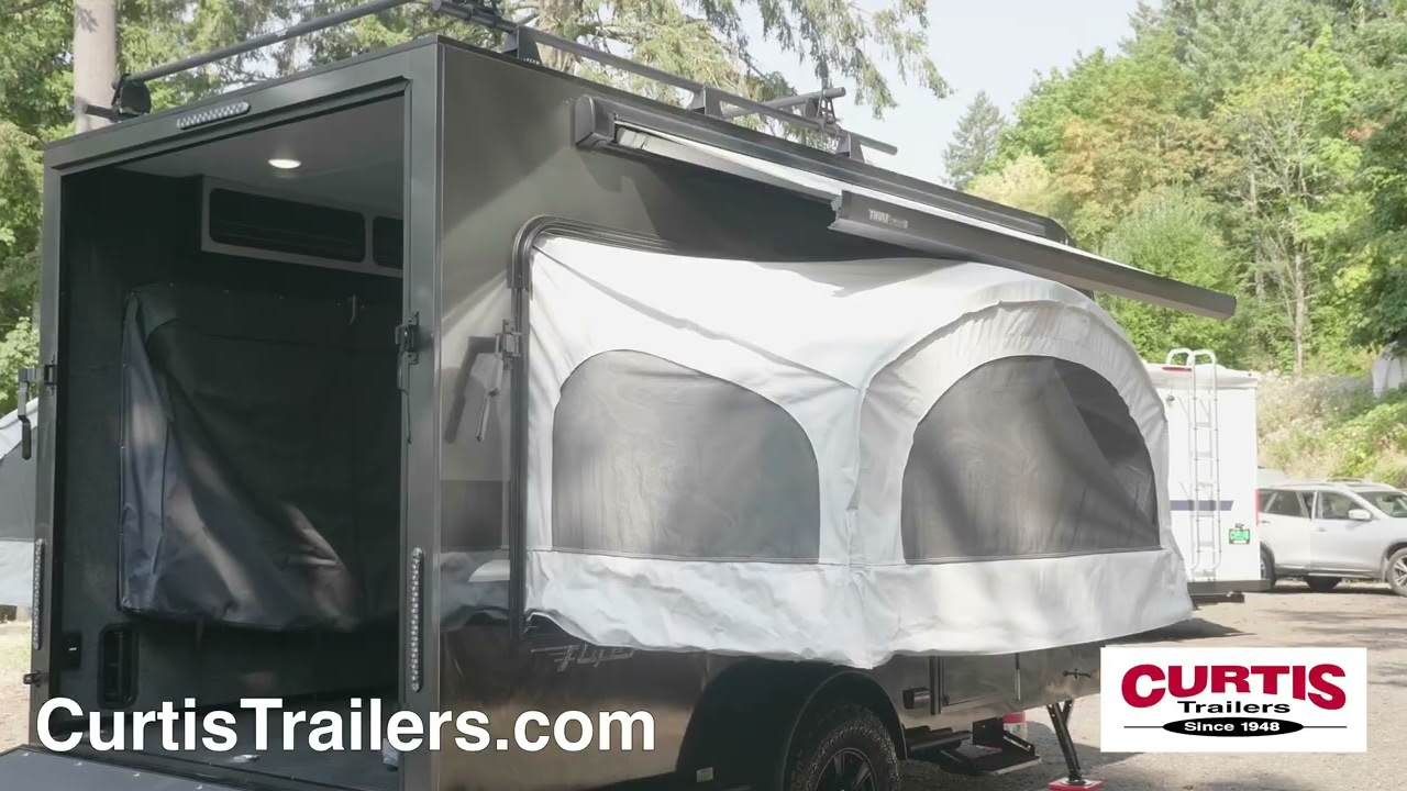 This Flyer Discover by Intech RV is a great option as a smaller Toy Hauler.