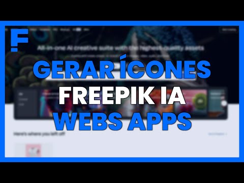 COMO GERAR ÍCONES com FREEPIK e IA para WEBS e APPS