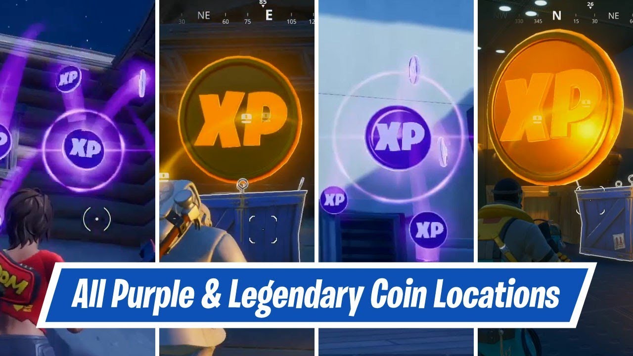 All Purple and Gold XP Coin Locations (Week 1 to Week 3) in Fortnite ...