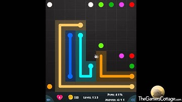 Flow Game Level - 123 [9x9] Beginners Pack Connect the Dots