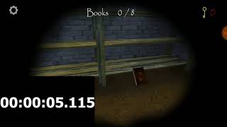 speedrun slendrina: the cellar 2 books cellar 1 Easy in 12.477 screenshot 3