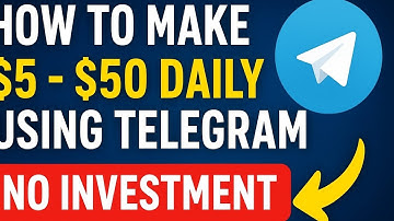 How to Make $5–$50 Daily Using Telegram (No Investment Needed) | Earn Daily from Your Phone 2025