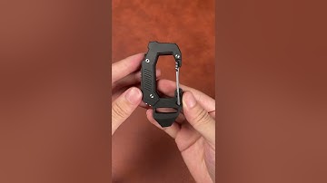 FL10 Titanium EDC Carabiner Flashlight #mecarmy #edccarry