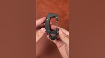 FL10 Titanium EDC Carabiner Flashlight #mecarmy #edccarry