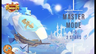 Cookie Run: Kingdom || Master Mode 1-5 || 3 stars team
