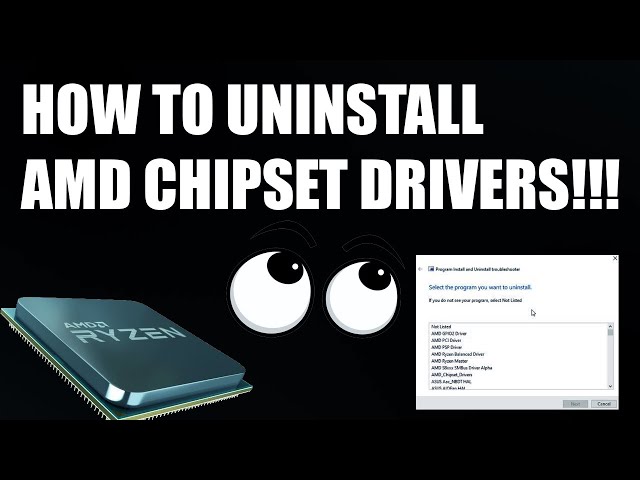 How To Uninstall AMD Chipset Drivers CORRECTLY! (PCI, GPIO2, etc.) - YouTube