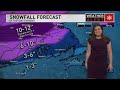 Classic noreaster impacts travel with heavy snow tuesday