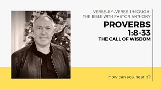 Book of Proverbs Ch 1:8-33
