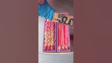 Strawberry Cream Soap with FROSTING! #soapmaking #soapmaker #handmadesoap #soap #soaps #soapshare