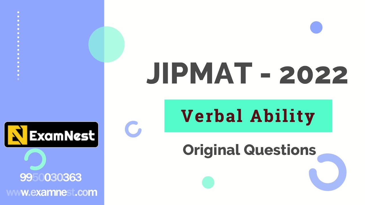 JIPMAT 2022 Solutions | IIM Jammu | IIM Bodh Gaya | Verbal Ability | Questions 67 - 100