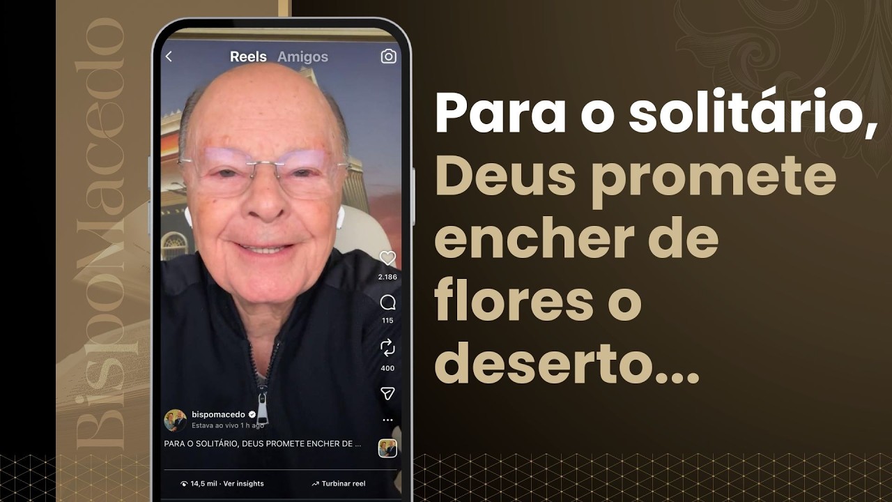 Para o solitário, Deus promete encher de flores o deserto... - Meditação Matinal 09/03/26