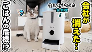 給餌器を使おうとしたらまさかの事態が！？お出かけ前に大慌て…