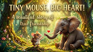 The Tiny Mouse and the Giant Elephant – A True Friendship Story 🐭🐘❤️