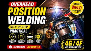 How to Weld in Overhead Position | Step-by-Step Guide | Technique, Electrode Angle & Safety Tip