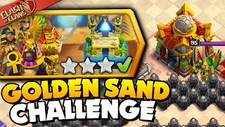 Easily 3 Star Golden Sand and 3-Starry Nights Challenge #clashofclans #coc #ClashofClansEvent