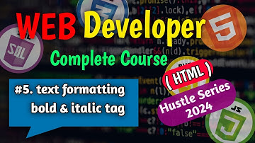 #5. HTML Text Formatting ( Hustle Series ) || Web Development Course (In Hindi)