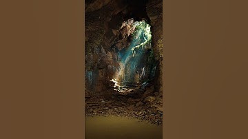 Subterranean Cave Filled With Rocks And Water #cave #rock #shorts #youtube