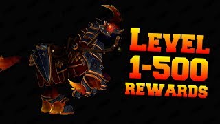 Honor Level 1-500 Rewards in Battle For Azeroth | World of Warcraft | WoW Bfa