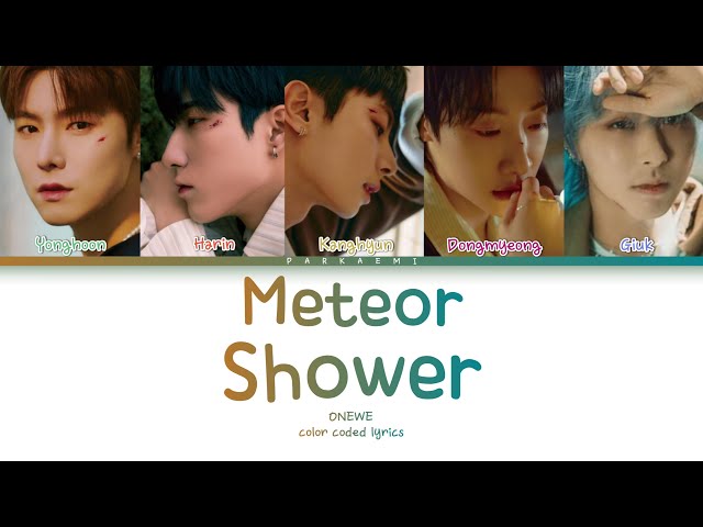 {VOSTFR} ONEWE - 'Meteor Shower' (Color Coded Lyrics Han/Rom/Vostfr/Eng) class=