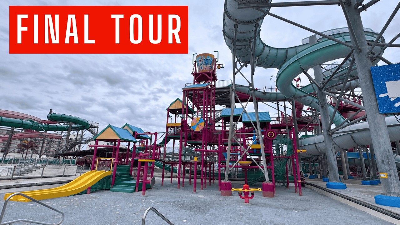 Заключительная экскурсия по аквапарку Splash Zone в Уайлдвуде