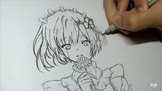 Drawing Rem From Re:Zero