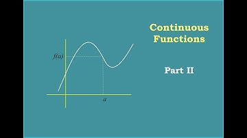 Characterization of Continuous Functions