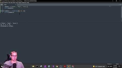 Python Lists And For Loops