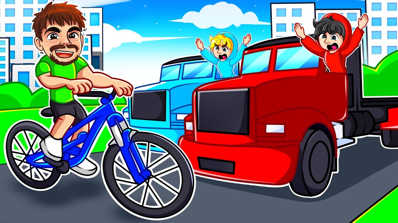 ROWERY vs CIĘŻARÓWKI w GTA 5! (śmieszne)