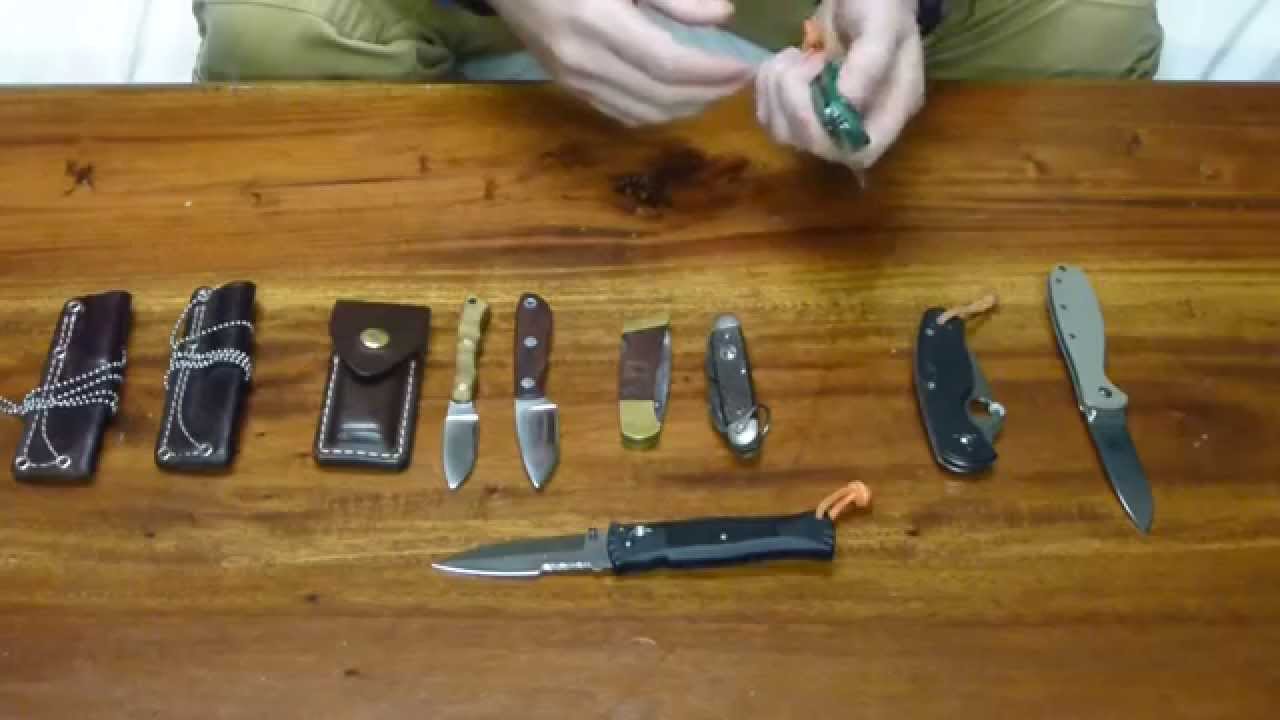 EDC Knives Fixed Blade and Folders YouTube