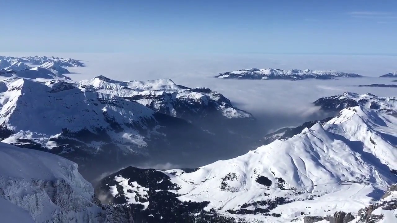 スイス ユングフラウヨッホからの景色 スフィンクス展望台から 2 Youtube