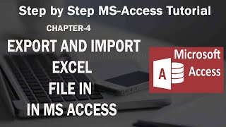 Export and Import in Access | Ms-Access me export and import kaise kare